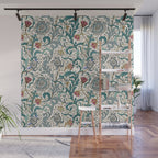 Walter Crane Teazle Art Nouveau Floral Wall Mural Gallery Image 1