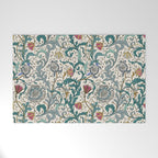 Walter Crane Teazle Art Nouveau Floral Welcome Mat Gallery Image 1