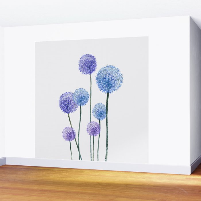 Dandelion Wall Mural Gallery Image 2