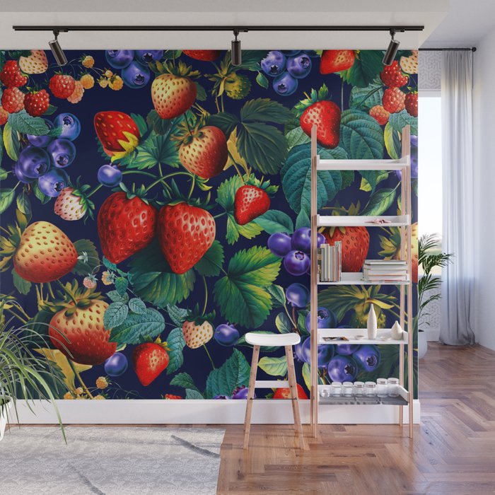 Strawberry Fields Forever II  Wall Mural Gallery Image 1