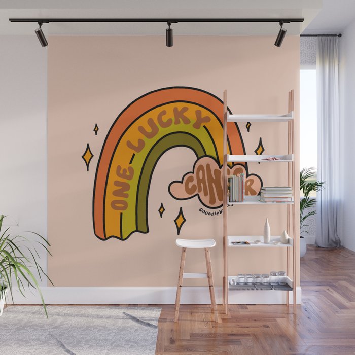 One Lucky Cancer Wall Mural Gallery Image 1