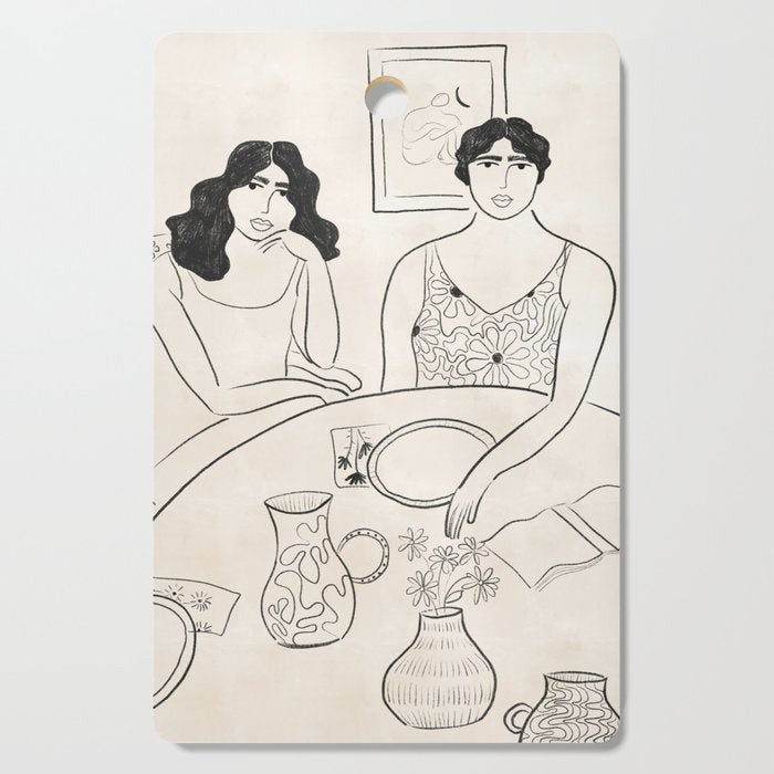 Breakfast in the 70s Cutting Board Gallery Image 1