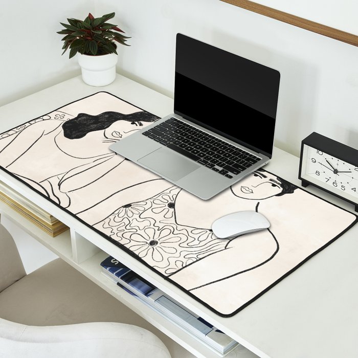 Breakfast in the 70s Desk Mat Gallery Image 2