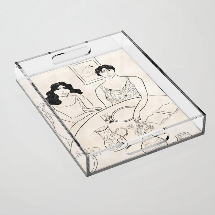 Breakfast in the 70s Acrylic Tray Gallery Image 1