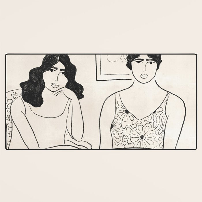 Breakfast in the 70s Desk Mat Gallery Image 3