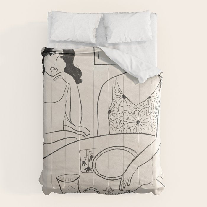 Breakfast in the 70s Comforter Gallery Image 1