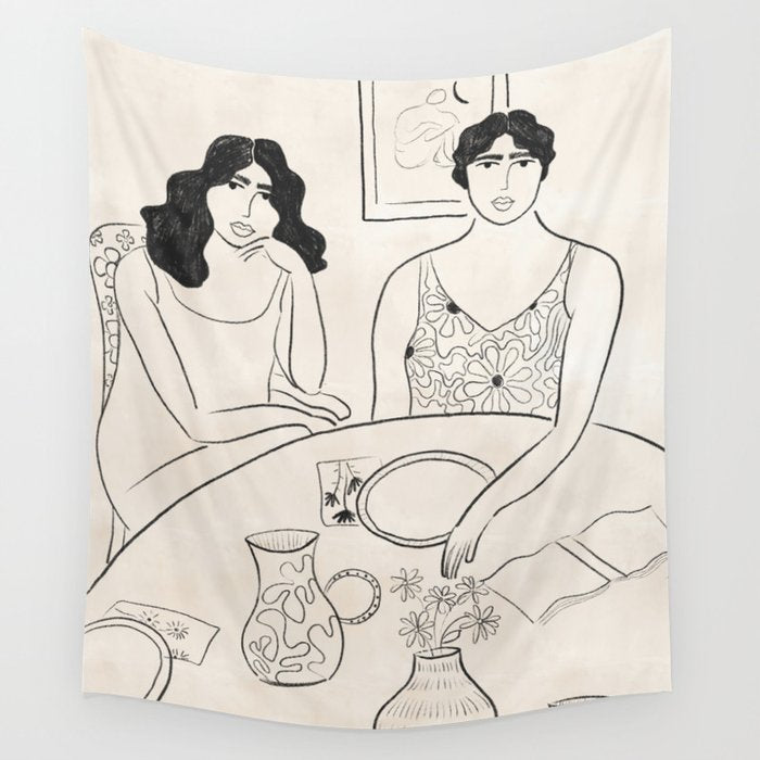 Breakfast in the 70s Wall Tapestry Gallery Image 4