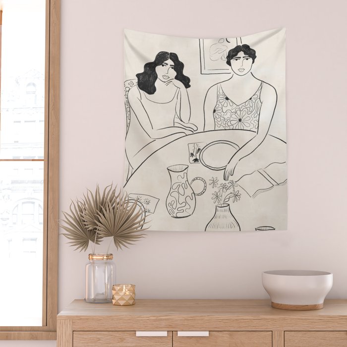 Breakfast in the 70s Wall Tapestry Gallery Image 2