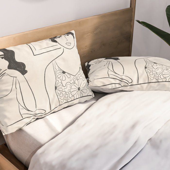 Breakfast in the 70s Pillow Sham Gallery Image 2