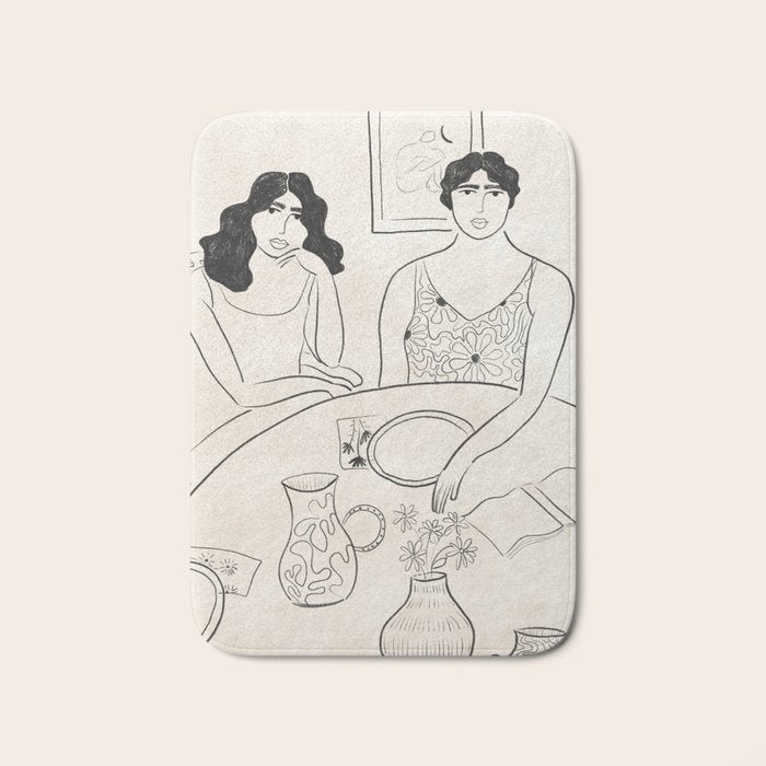 Breakfast in the 70s Bath Mat Gallery Image 1