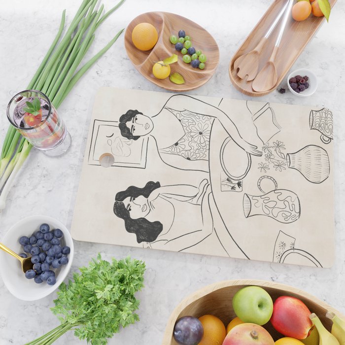 Breakfast in the 70s Cutting Board Gallery Image 2