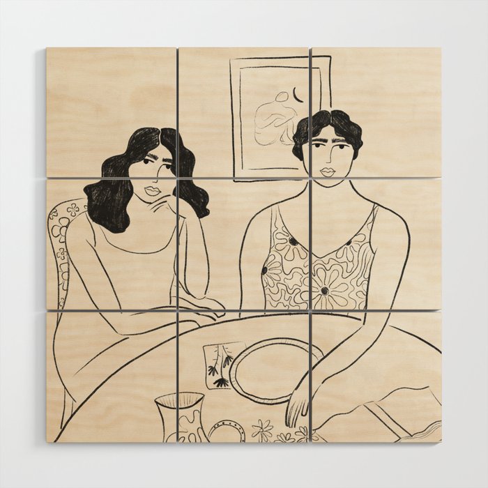 Breakfast in the 70s Wood Wall Art Gallery Image 1