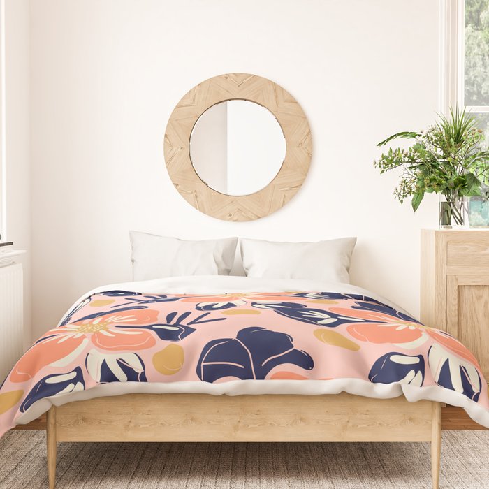 Vintage floral nature art pattern Duvet Cover Gallery Image 3