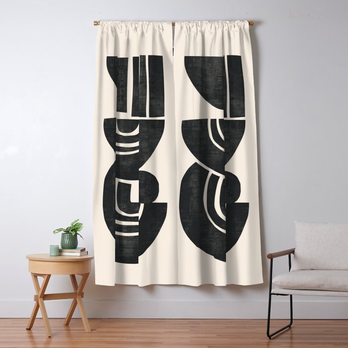  Geometric Rhythm 3 Window Curtain Gallery Image 5