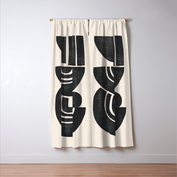  Geometric Rhythm 3 Window Curtain Gallery Image 3