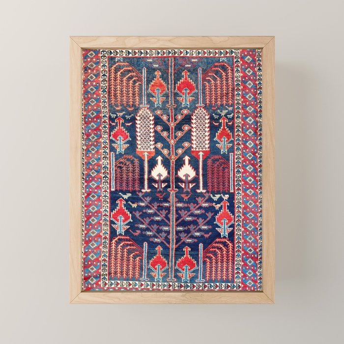 Khila Baku Southeast Caucasus Rug Print Mini Art Print Gallery Image 1