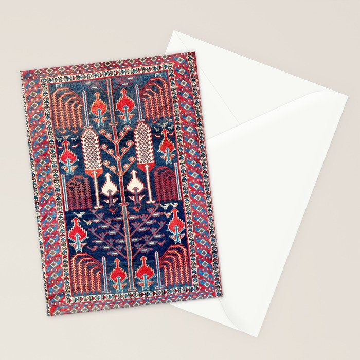 Khila Baku Southeast Caucasus Rug Print Stationery Card Gallery Image 2