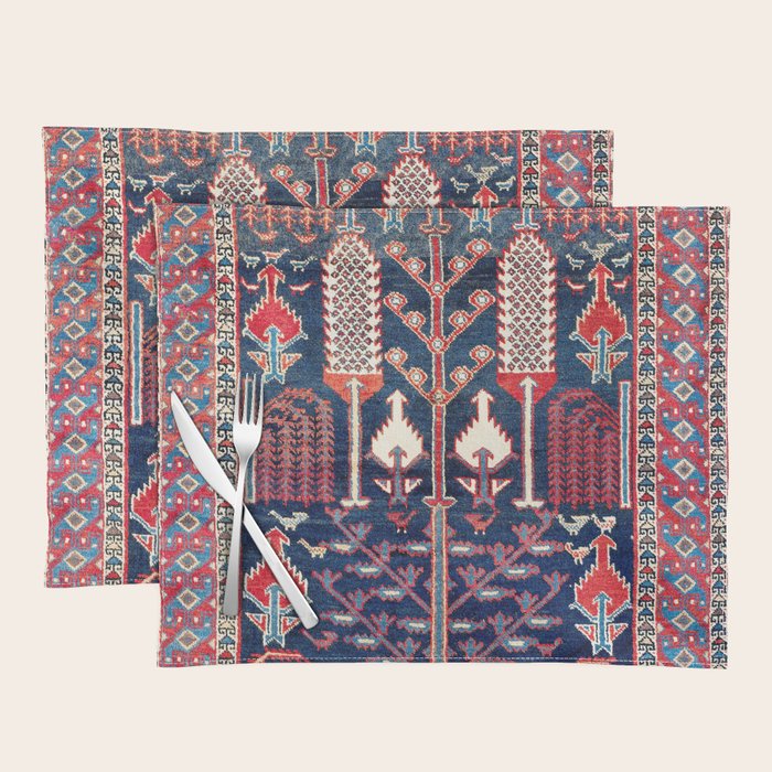 Khila Baku Southeast Caucasus Rug Print Placemat Gallery Image 1