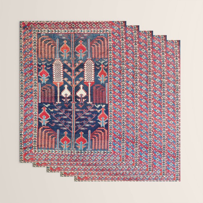 Khila Baku Southeast Caucasus Rug Print Wrapping Paper Gallery Image 3