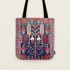 Khila Baku Southeast Caucasus Rug Print Tote Bag Gallery Image 1