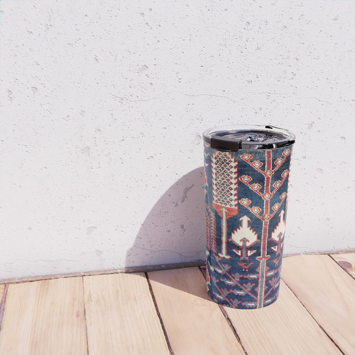 Khila Baku Southeast Caucasus Rug Print Travel Mug Gallery Image 4