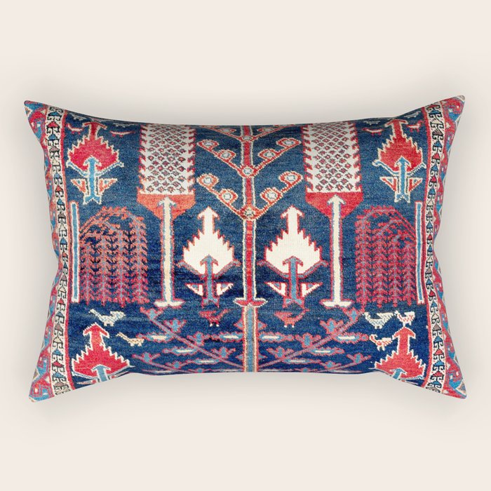 Khila Baku Southeast Caucasus Rug Print Rectangular Pillow Gallery Image 1