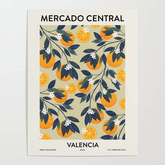 Fruit Market inspiration Valencia Poster Gallery Image 4