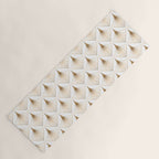 Art Deco Geometric Gold Pattern  Yoga Mat Gallery Image 1
