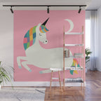 Unicorn Happiness Wall Mural Gallery Image 1