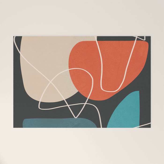 Minimal Colorful Abstract Shapes 12 Welcome Mat Gallery Image 1