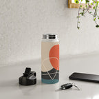 Minimal Colorful Abstract Shapes 12 Water Bottle Gallery Image 4