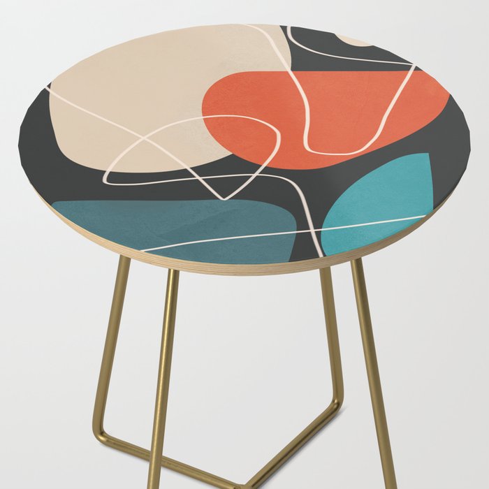 Minimal Colorful Abstract Shapes 12 Side Table Gallery Image 2