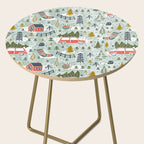 Home For The Holidays Blush Mint Christmas Side Table Gallery Image 2