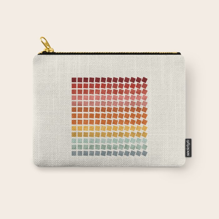 Squares rotation Carry All Pouch Gallery Image 1