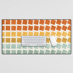 Squares rotation Desk Mat Gallery Image 1