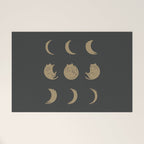 Cat Landscape 136: Cat Moon Welcome Mat Gallery Image 1