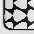 Plectrum Pattern in White and Black Laptop Sleeve Gallery Image 3