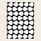 Plectrum Pattern in White and Black Poster Gallery Image 4