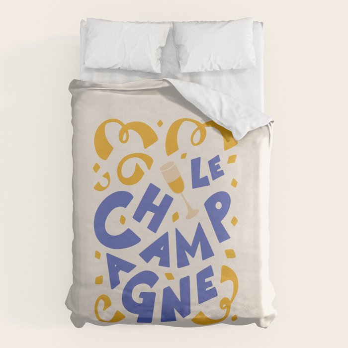 Le Champagne French Duvet Cover Gallery Image 6
