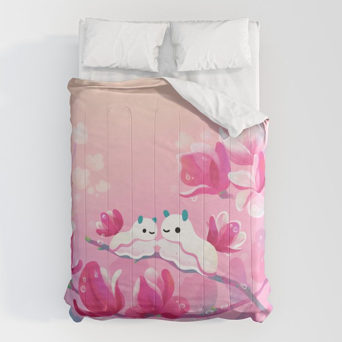 Magnolia sea slug Comforter Gallery Image 6