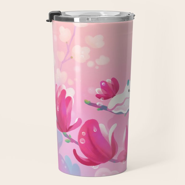 Magnolia sea slug Travel Mug Gallery Image 3