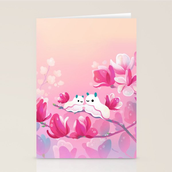 Magnolia sea slug Stationery Card Gallery Image 2