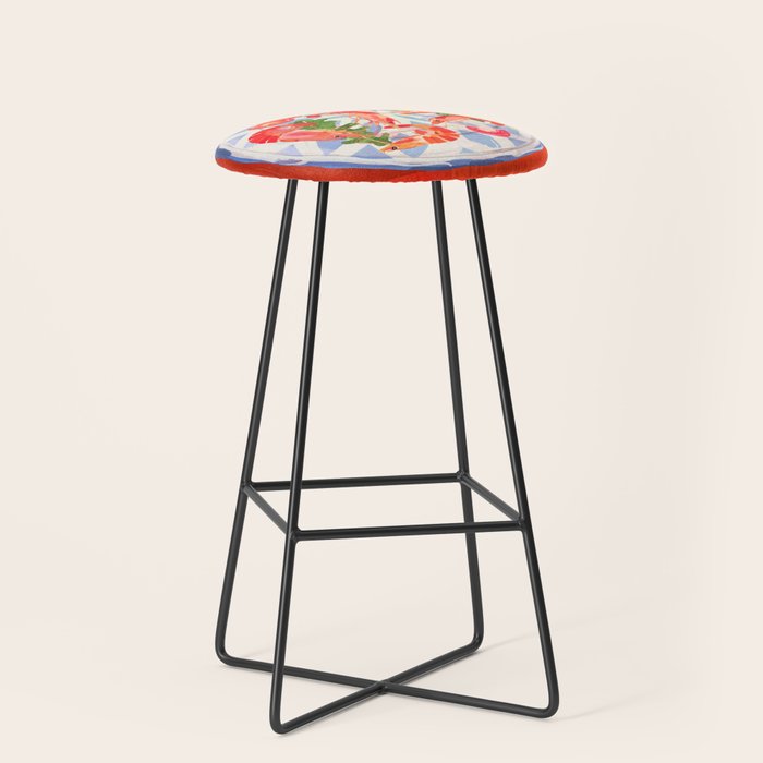 Seafood plate  Stool Gallery Image 1