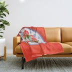 Seafood plate  Throw Blanket Gallery Image 1