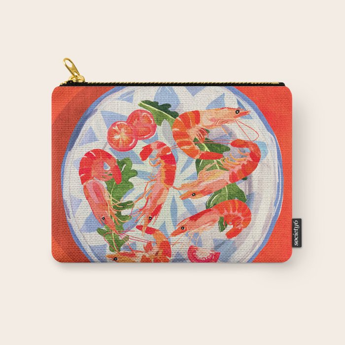 Seafood plate  Carry All Pouch Gallery Image 1