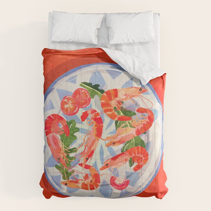 Seafood plate  Comforter Gallery Image 1