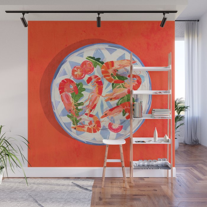 Seafood plate  Wall Mural Gallery Image 1