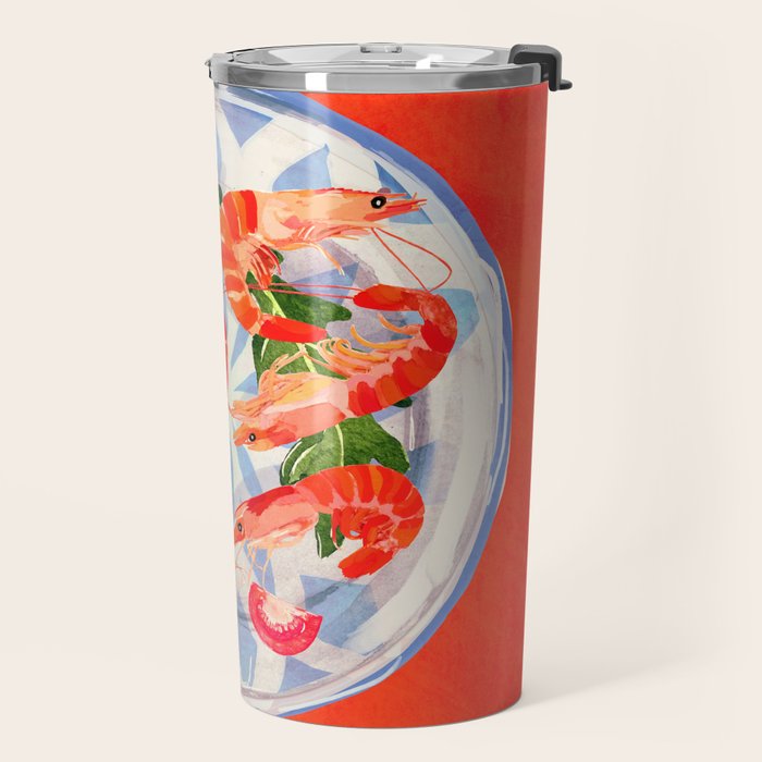 Seafood plate  Travel Mug Gallery Image 2