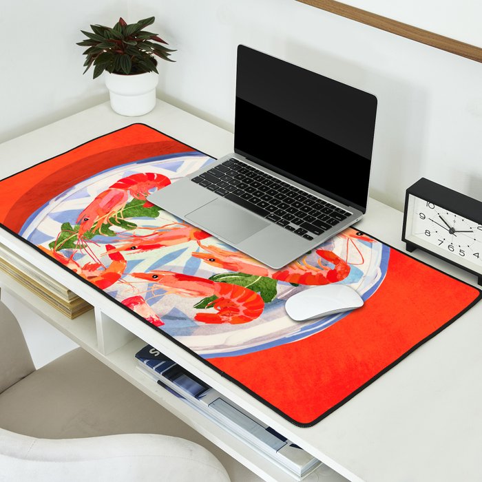 Seafood plate  Desk Mat Gallery Image 2