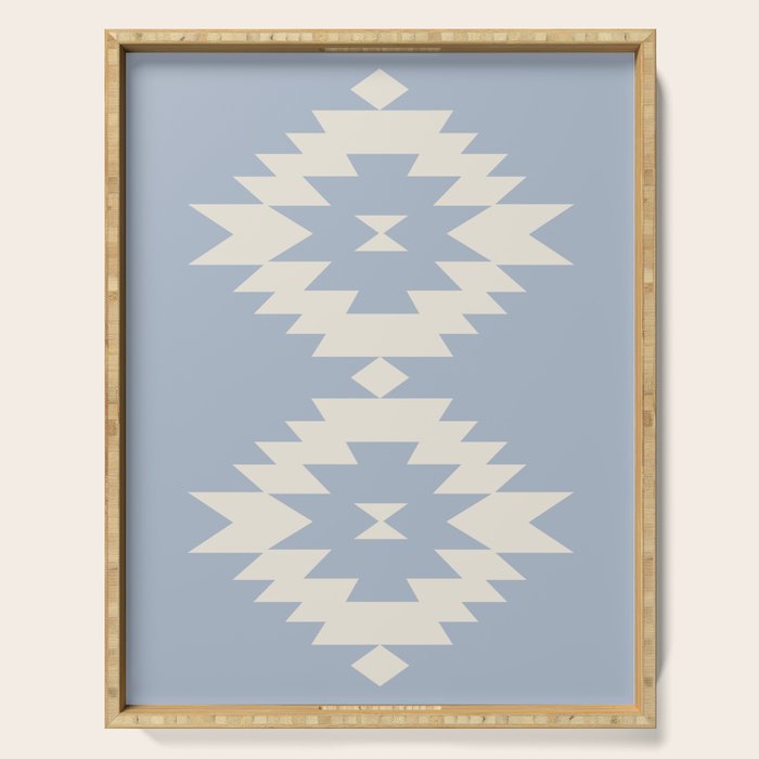 Southwestern Minimalism - Sky Blue Serving Tray Gallery Image 1